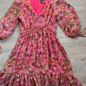 Pretty In Pink Floral Dress